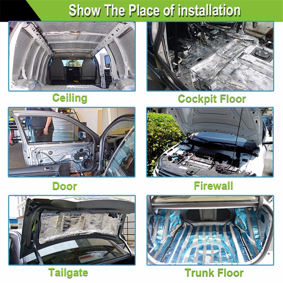 auto floor heat insulation