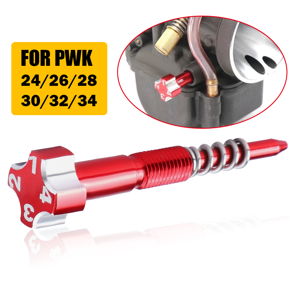 Motorcycle Air Fuel Mixture Idle Speed Adjuster Screw CNC For PWK