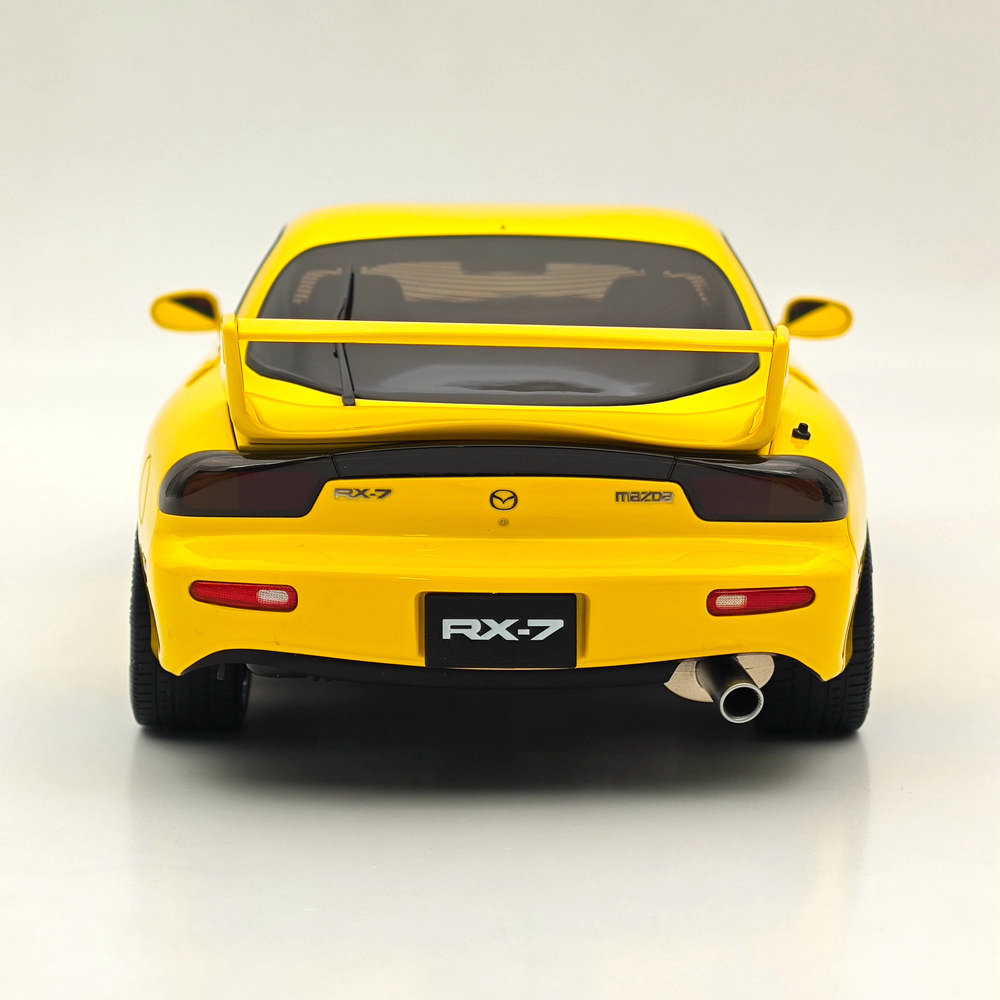 POLAR MASTER RX-7 黄 1/18 1:18 Polar Master Mazda RX-7 Speed Coupe Yellow With Engine