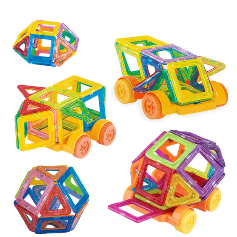 22Pcs Mini Größe magnetische Bausteine Spiel pädagogische Bau Spielzeug Kind