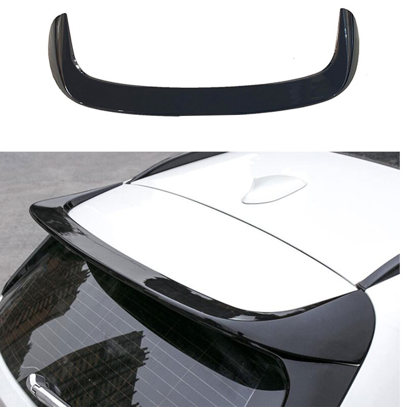 Fit For BMW X1 F48 2016-2021 ABS Black Rear Spoiler Tail Trunk Lip Wing Bar  1PCS