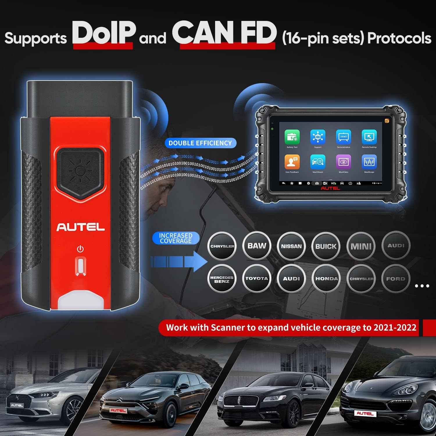 2026 Autel MaxiVCI V200 VCI200 Wireless Dongle Car Communication