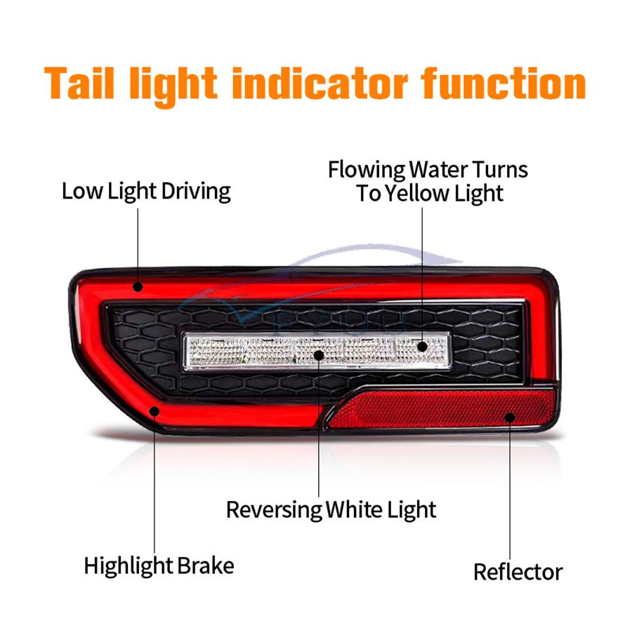 For Suzuki Jimny JB64 JB74 2x LED Tail Light/Rear Brake
