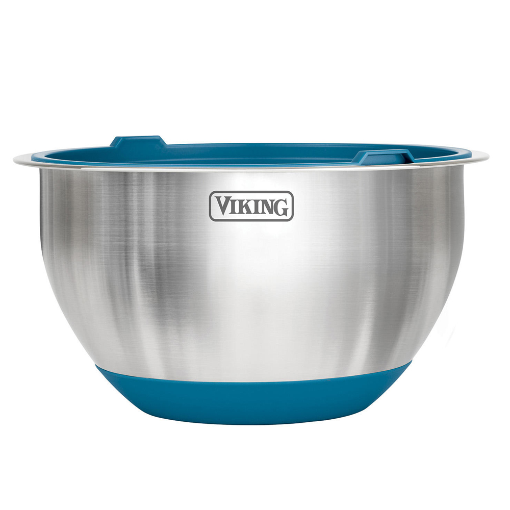 Viking 10-Piece Stainless Steel Mixing, Prep and Serving Bowl Set Fast Viking Stainless Steel Mixing Bowls
