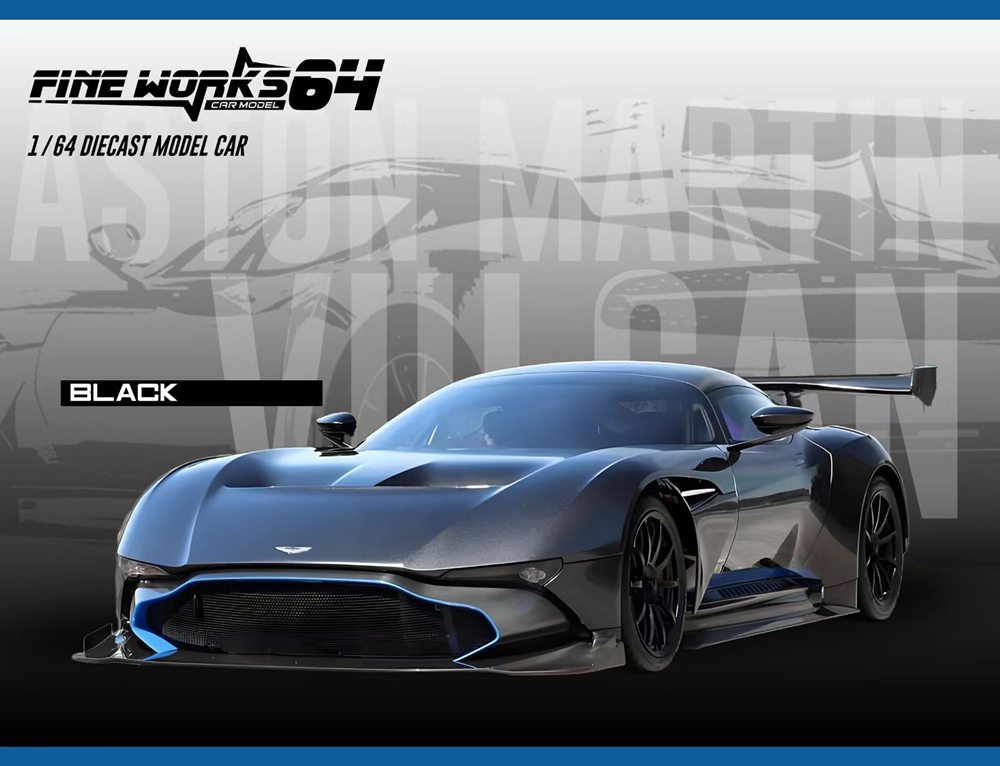 【新品】Aston Martin Vulcan 1/64ミニカー　グリーン Schylling Aston Martin Vulcan - Sleek Car in Handheld Size