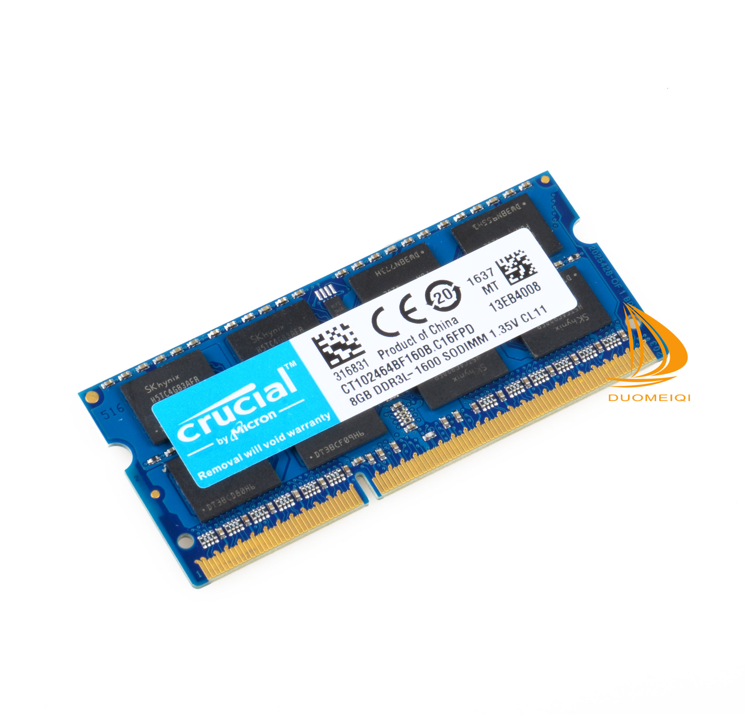 Laptop Memory Crucial 16GB (2x8GB) DDR3L-1600MHz SODIMM Kit - PC3L-12800S, Non-ECC 2x8GB Laptop RAM - Foto 11