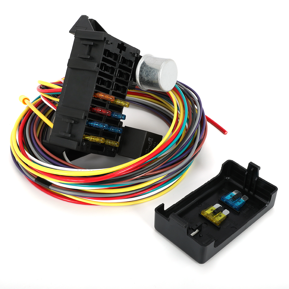 Speedway 8 Circuit Universal Muscle Car Wiring Harness w/ Detailed