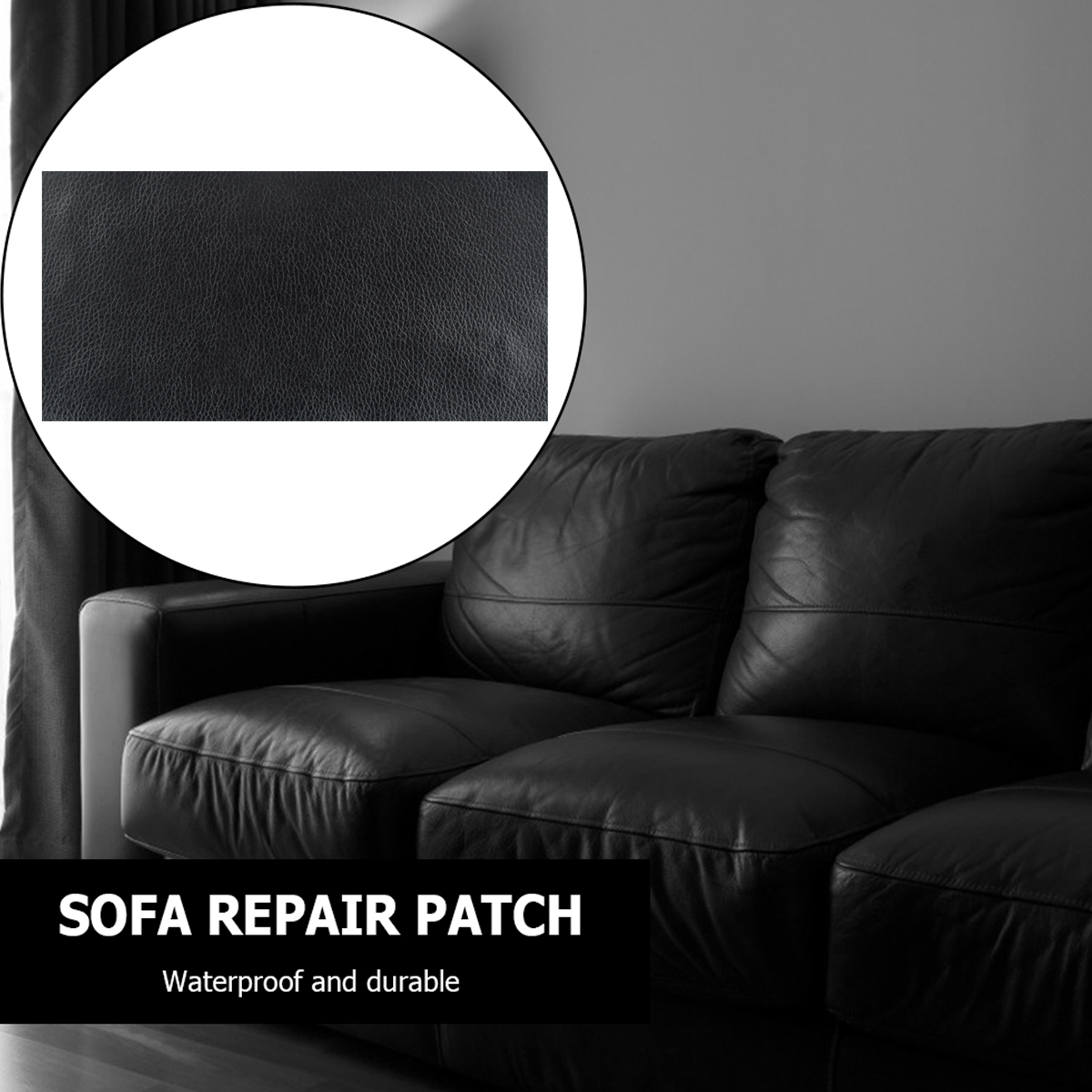 Faux Leather Repair Kit, Leather Patch Kit 20 x 120 cm, Leather Repair Set,  Leather Patches Self-Adhesive for Sofa, Furniture, Bags, Jackets, Car
