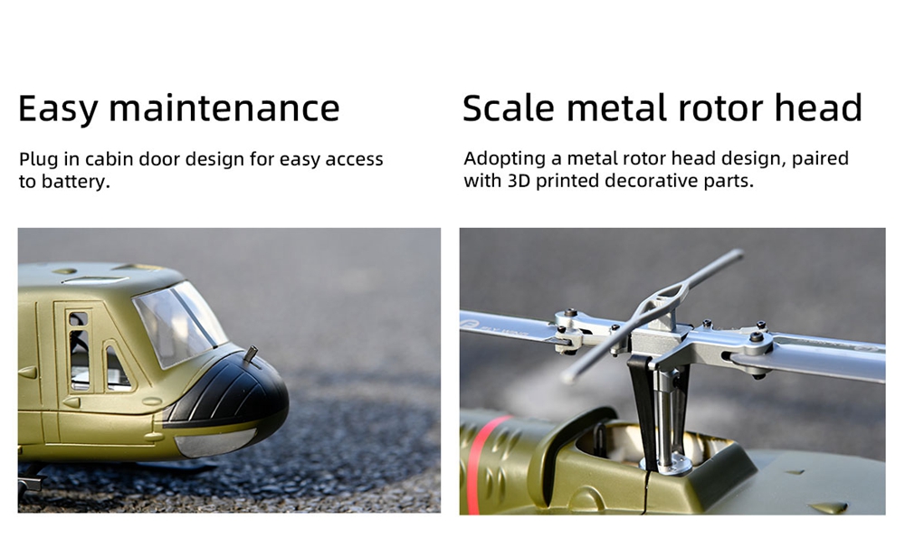 Fly Wing UH-1 V4 RC Helicopter 10CH GPS 4 Blades Auto Return