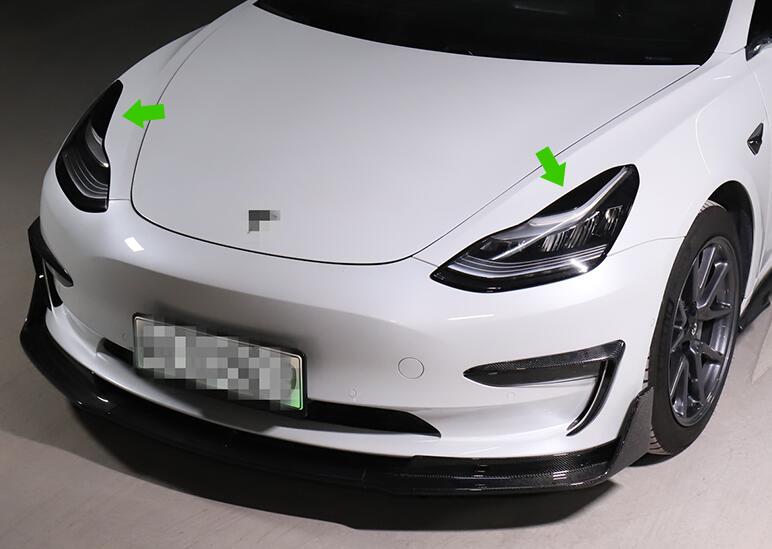 2021 Tesla Model 3 New Headlights