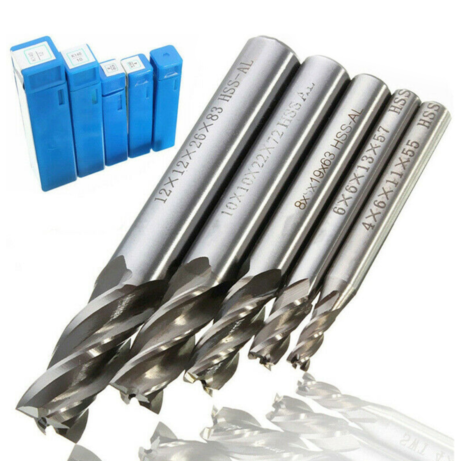 HSS 4 Flute End Mill Cutter - Buy HSS 4 Flute End Mill