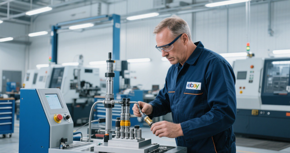 Professional auto parts workshop facility