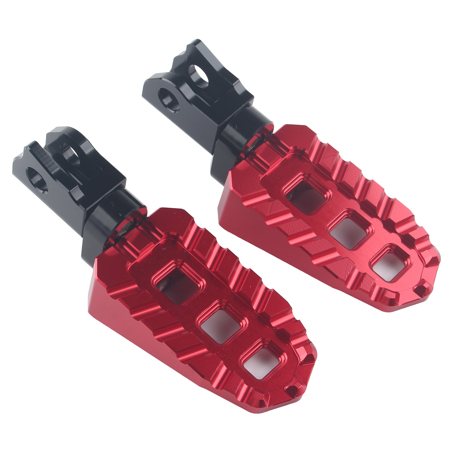 こー2脚 Red Front Footrests Foot Pegs fit for KAWASAKI KLX230 KLX230S