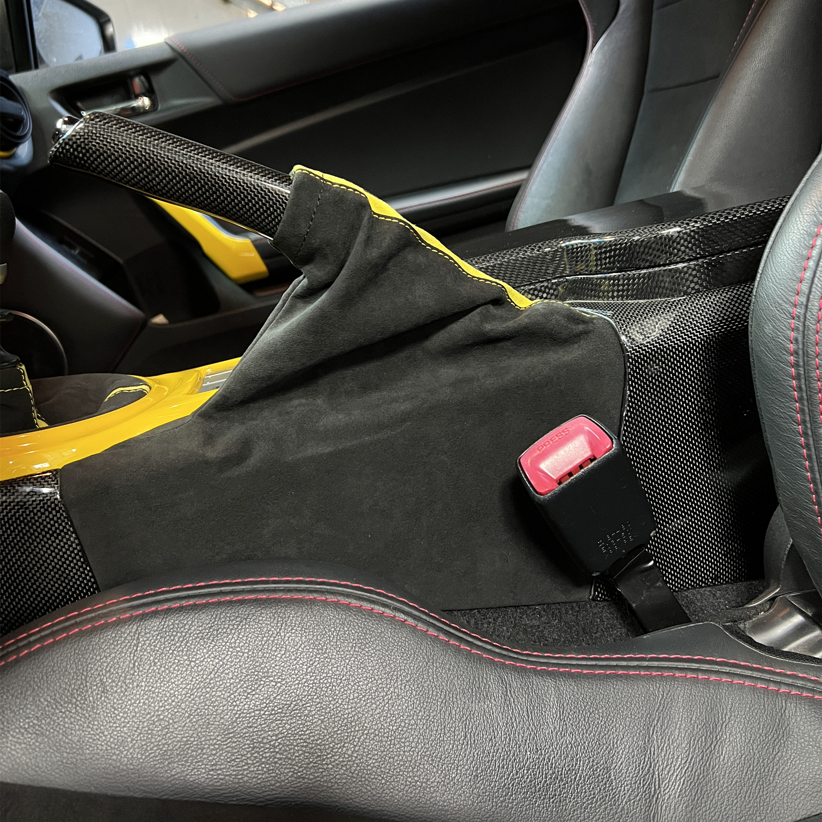 Interior Handbrake Cover Trim For Subaru BRZ Toyota GT86 Scion FR