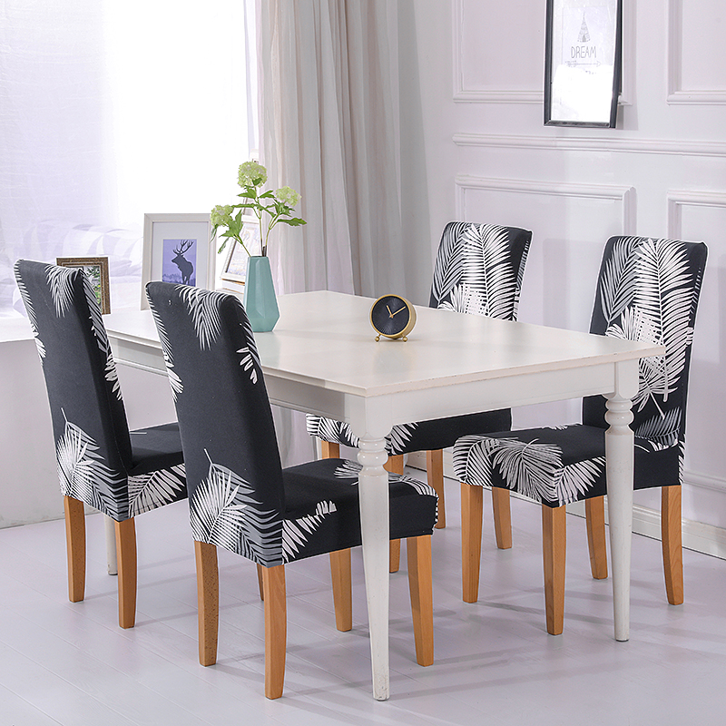 Velvet Dining Chair Seat Covers Spandex Slip Banquet Home Protective