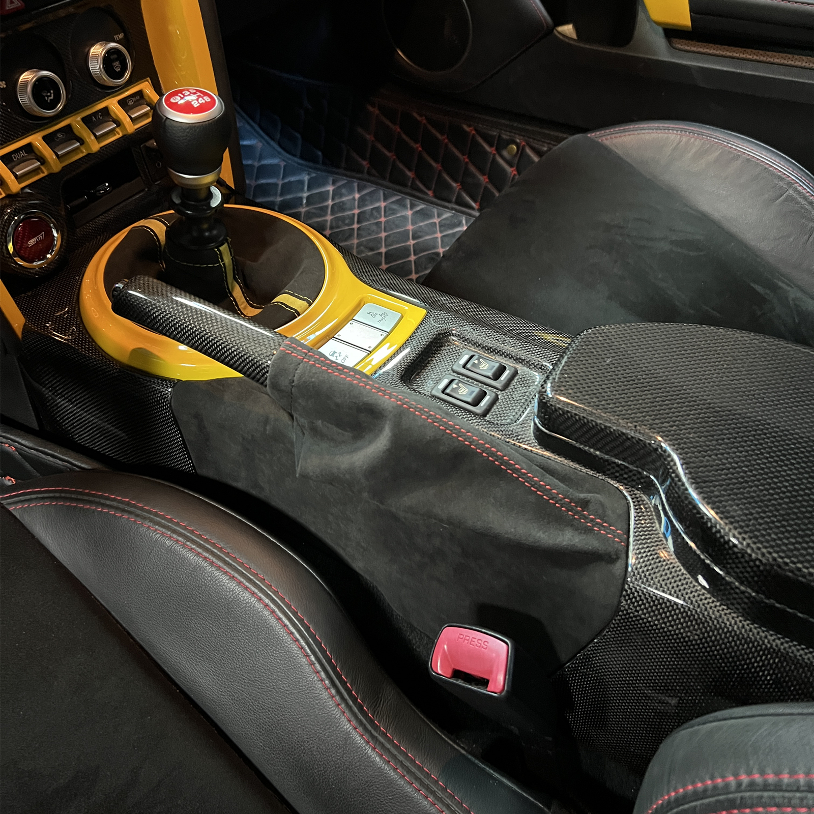 Interior Handbrake Cover Trim For Subaru BRZ Toyota GT86 Scion FR