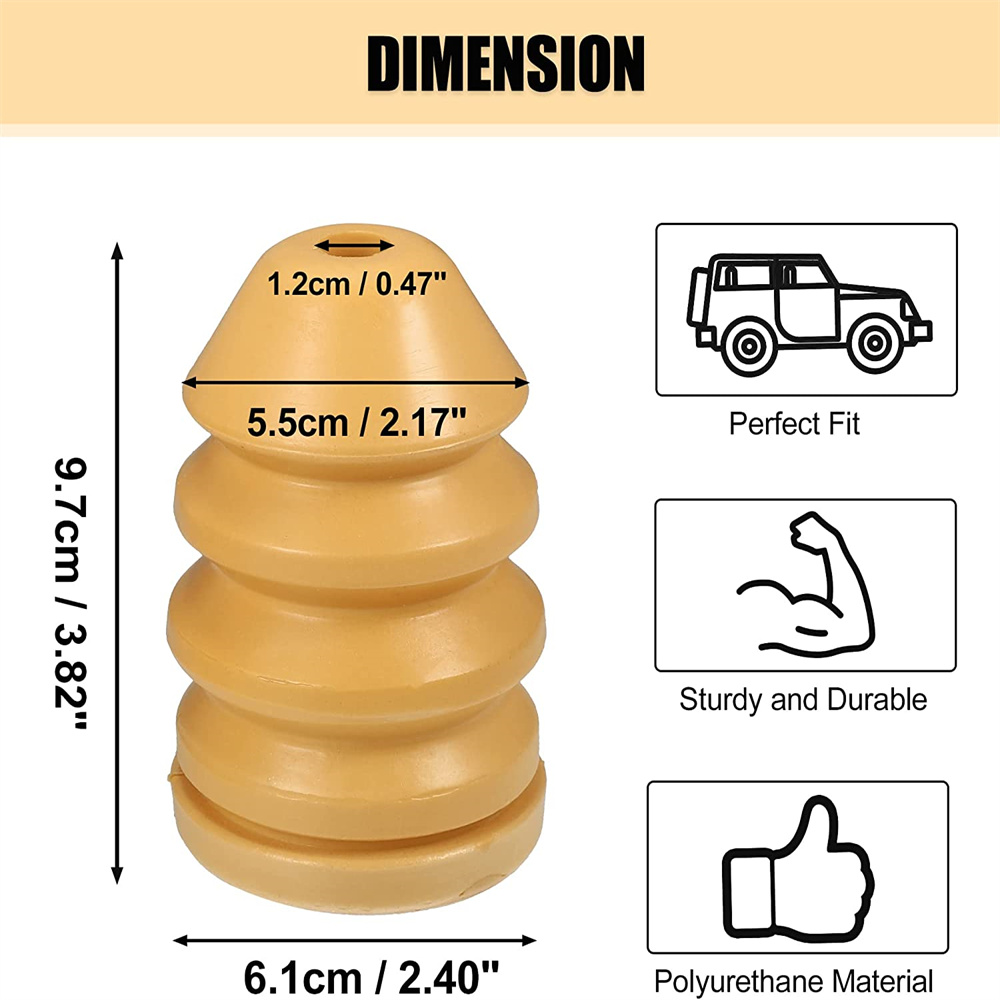 2PC New Rear Jounce Bumper Bump Stop Repair For Jeep Liberty 2PC New Rear Jounce Bumper Bump Stop Repair For Jeep Liberty