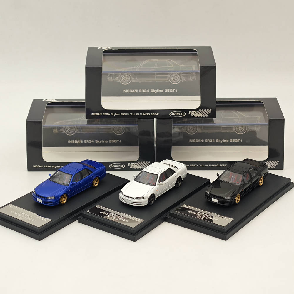 Mortal models 1/64 スカイライン ER34 URAS ホワイト MORTAL 1/64 NISSAN URAS ER34 SKYLINE 25GT-T PEARL WHITE