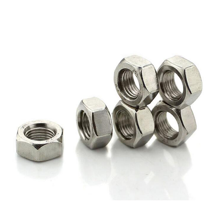 304 Stainless Steel Hex Nuts UNC/BSW 1/8 1/4 5/16 3/8 4 10 Hexagon