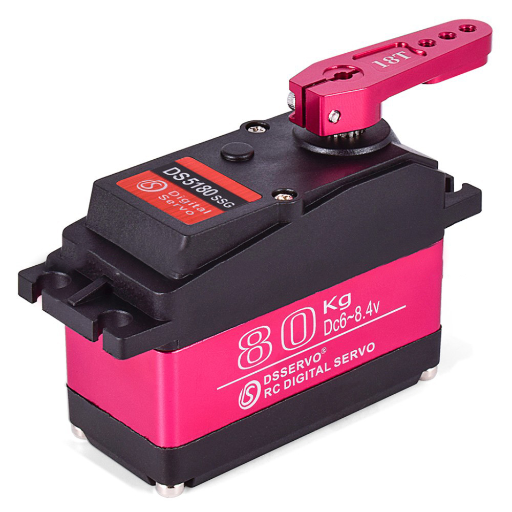 DS5180 Digital Servo 80kg Metal Gear High Torque Waterproof for 1