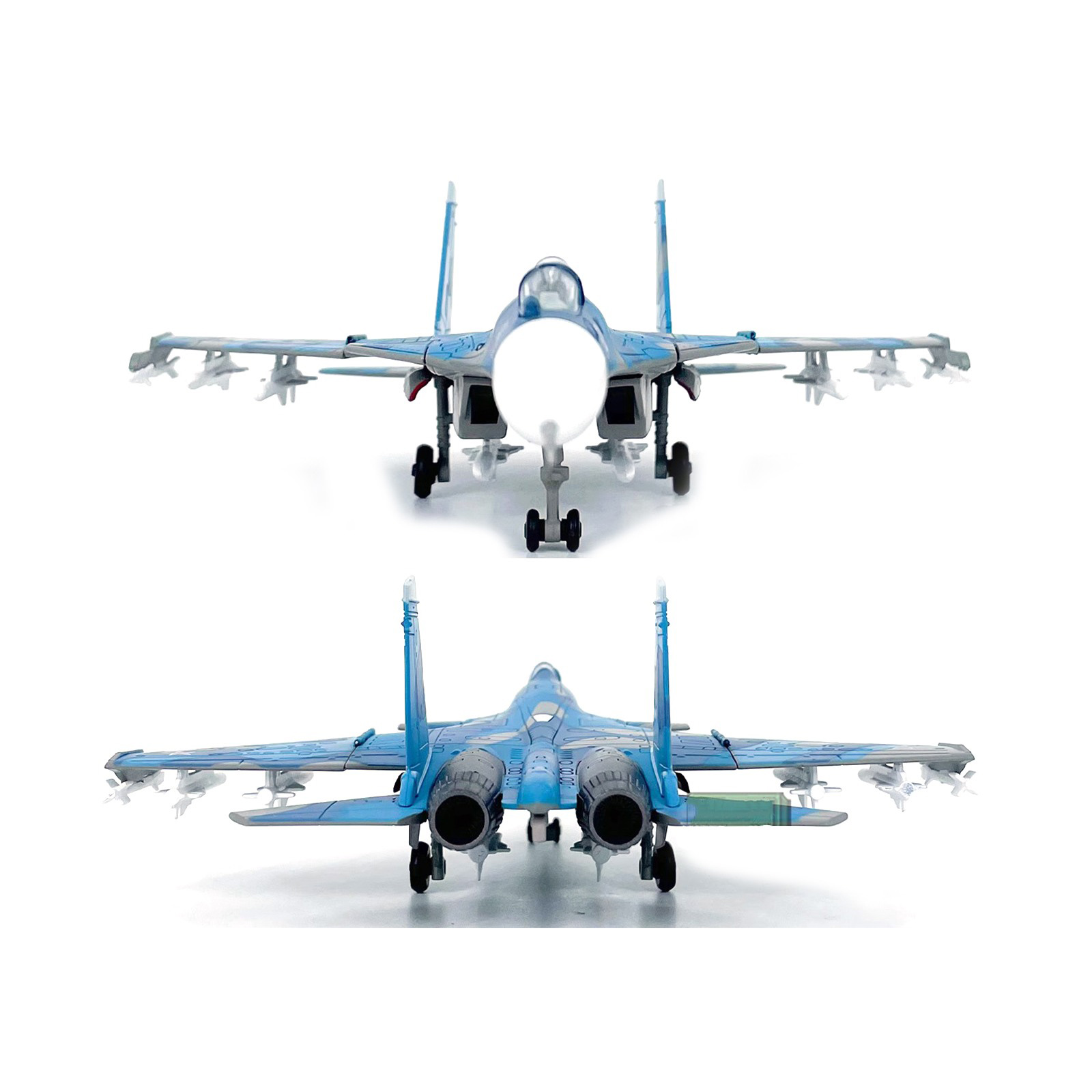 1/100 Diecast Alloy Russian Navy Su-33 Fighter Aircraft Model