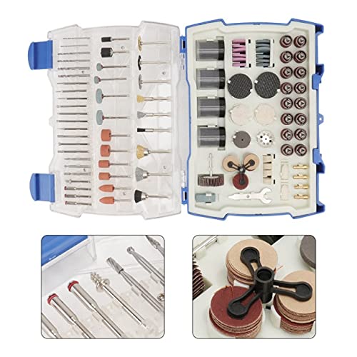 1/8 In Rotary Tool Accessories Kit, Tool Bits for Grinding, Sanding,  Sharpening, Carving (365 Piece Set)