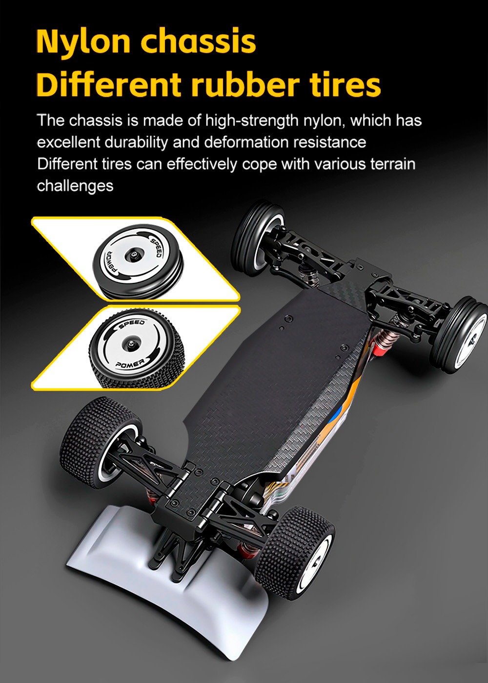 WLToys 244016 2WD RC Racing Car 2.4G 15KM/h 50M Distance Remote