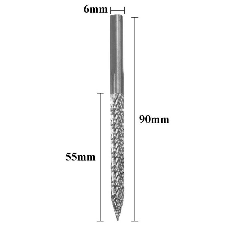 6mm Air Drill Bit Car Tubeless Tire Puncture Edge File Repair Tool