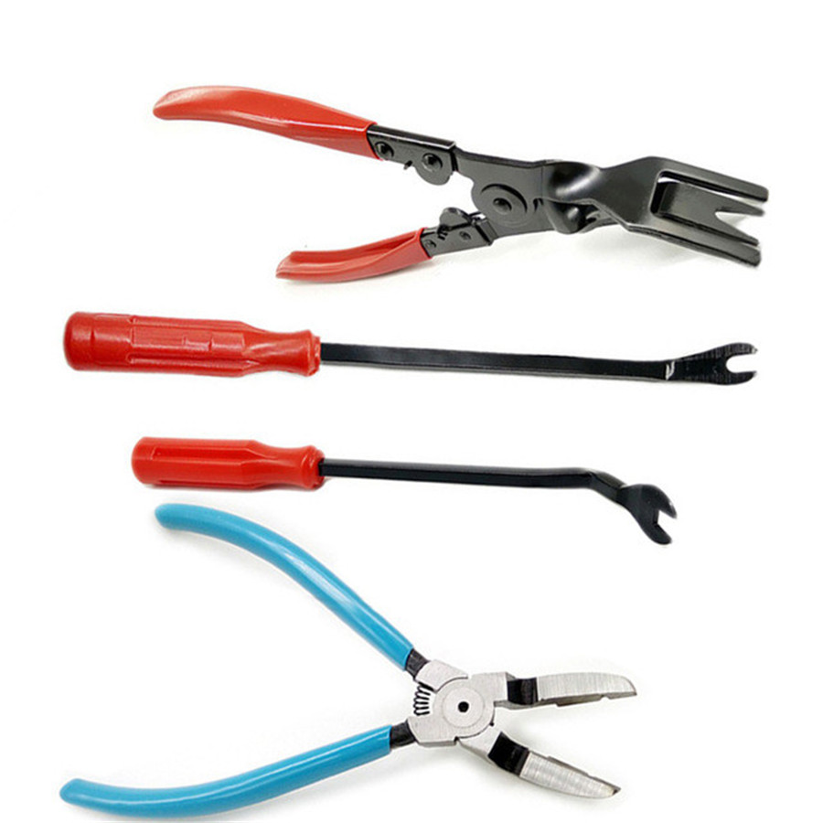 4x Car Fastener Removal Clips Door Panel Installer Pry Repair