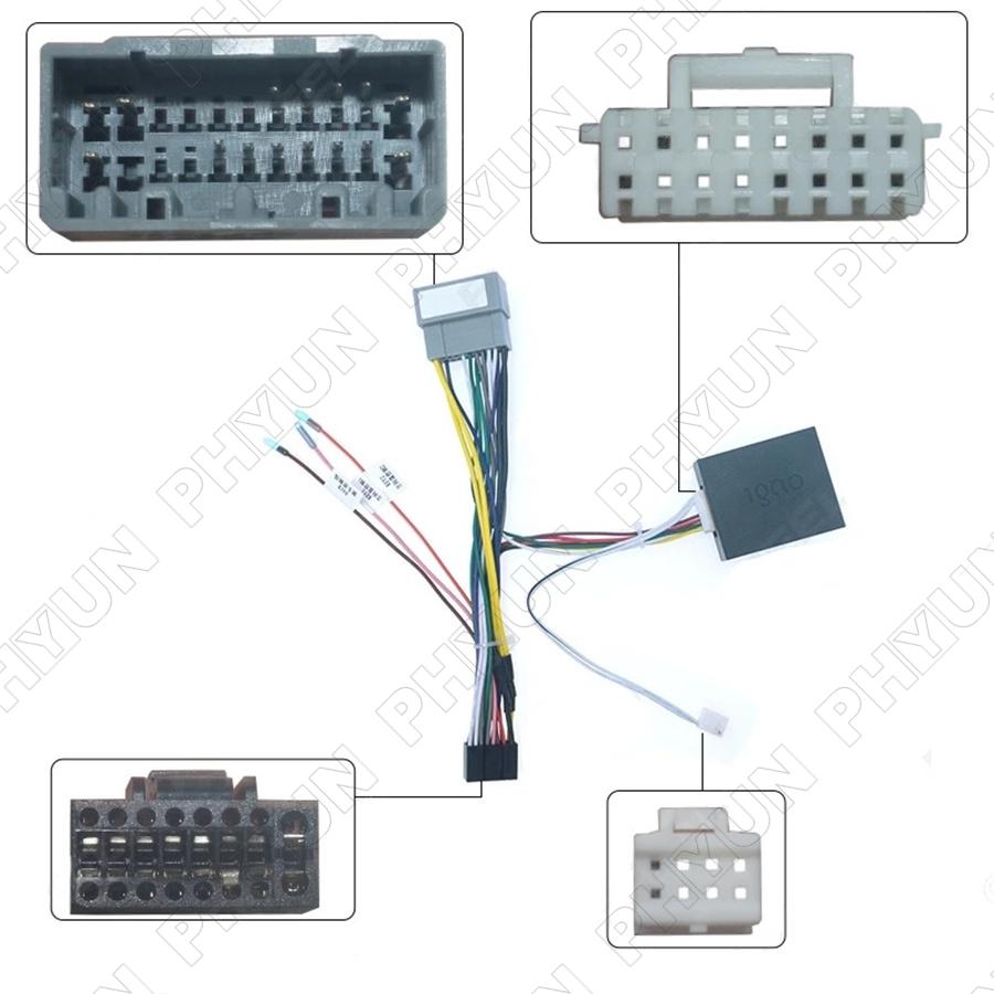 Car Radio Stereo Wiring Harness Cable Adapter Android 16pin