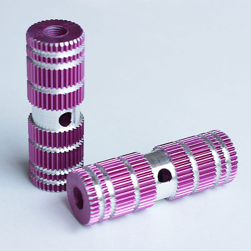 Round Colorful Aluminium Alloy Foot Pegs For Fixie Bike BMX Kid Bicycle