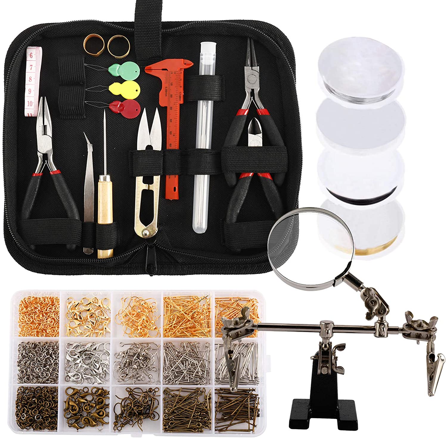 Jewelry Making Supplies Wire Wrapping Kit with Beading