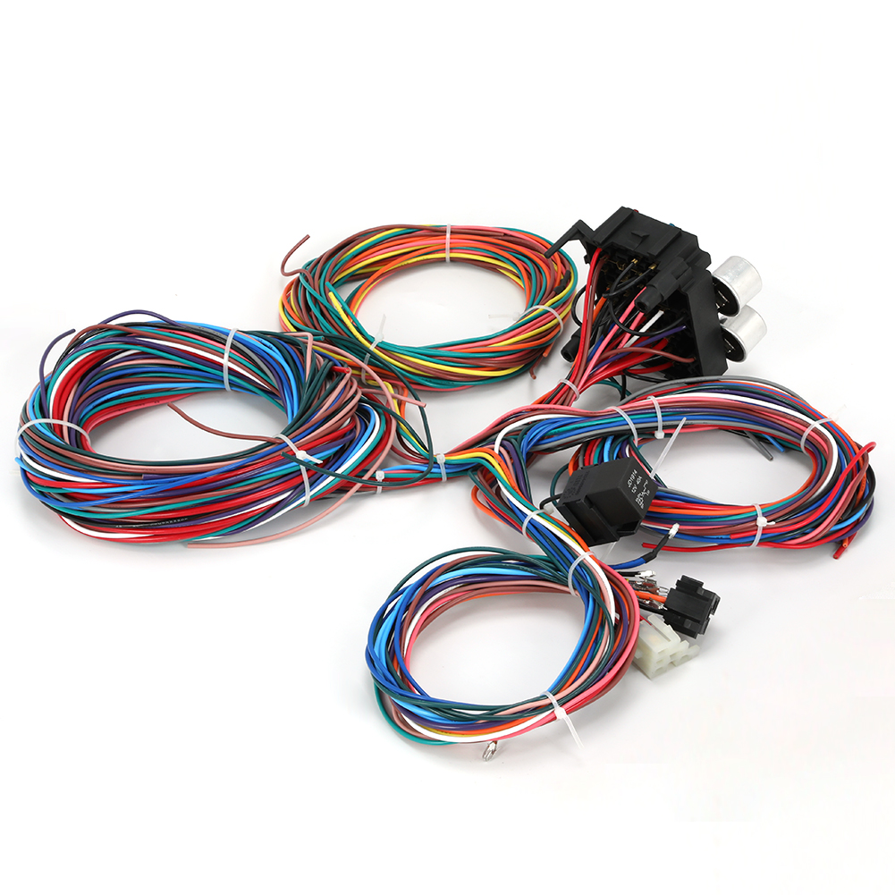 Gearhead Universal 12 Circuit 10 fuse Wiring Harness kit Chevrolet