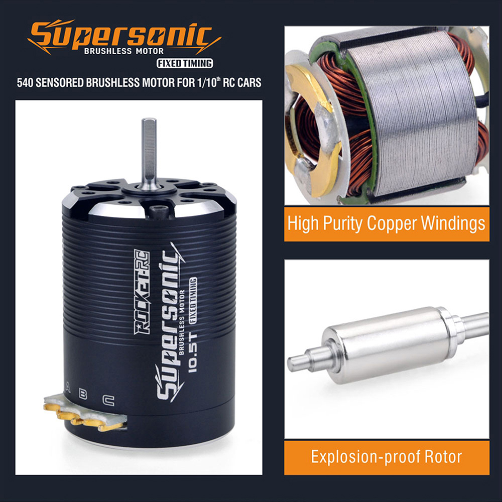 XERUN V10 G3 Motor - 5.5T 5900KV For 1/10 Scale RC Cars (2S LiPO)