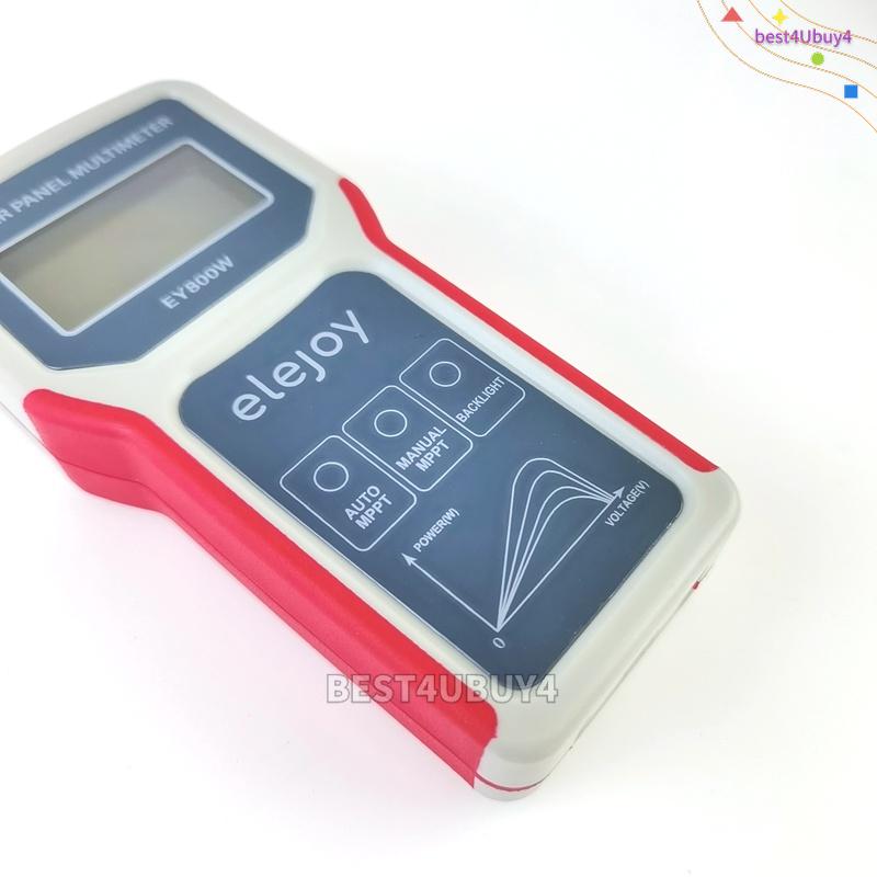 thumbnail image 2 of Solar Power Meter LCD Solar Panel Multimeter Tester - MPPT Power Meter For Photovoltaic Panels With LCD Display Solar System Diagnostic Tool 2 of 9