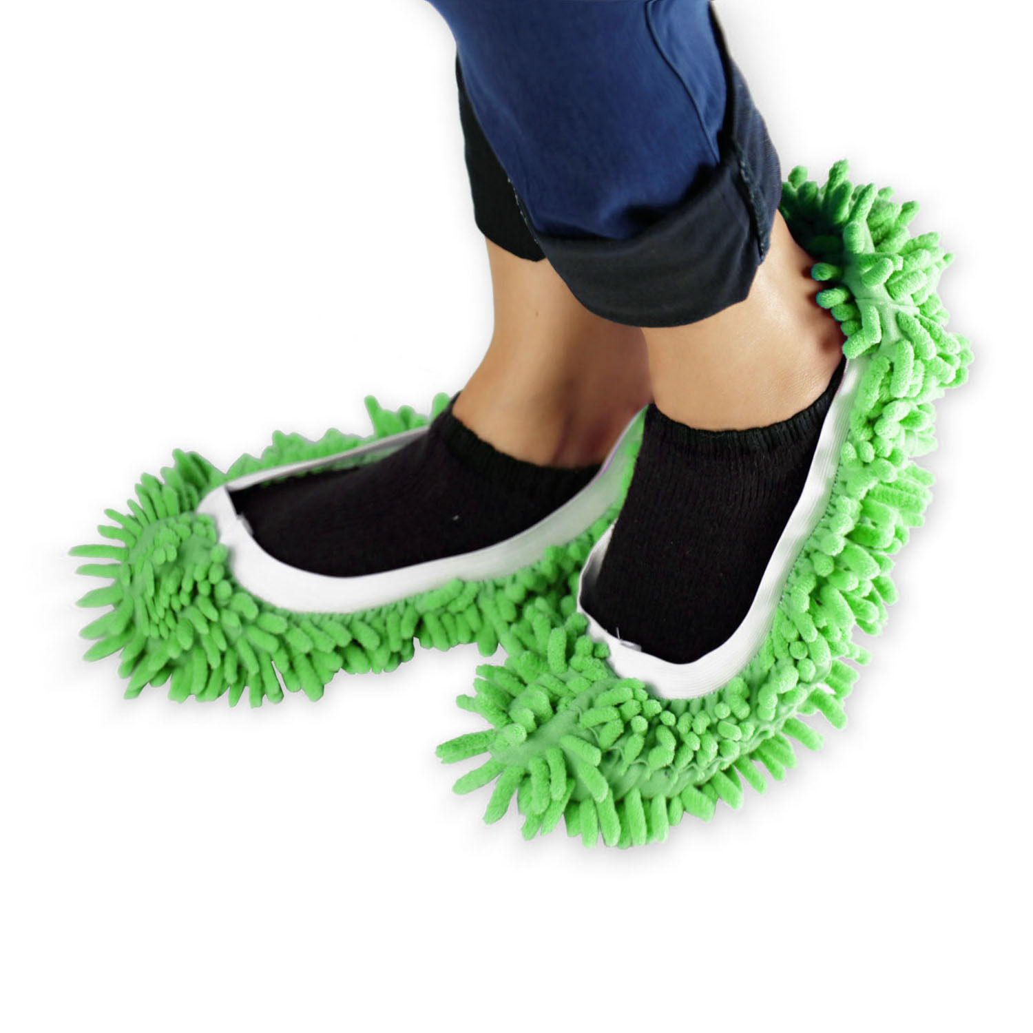 New Dusting Dust Mop Broom Cleaning Slippers Shoes Floor Cleaner