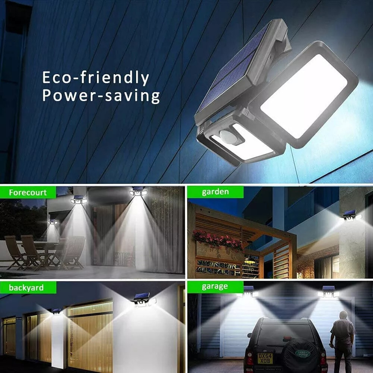 Solar security light outdoor use