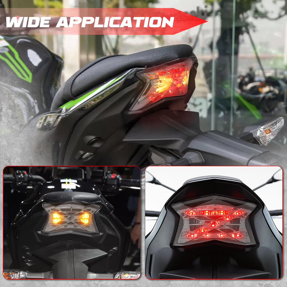 JPA Motorcycle Integrated LED Tail Light Turn signal Indicator Lamp for
