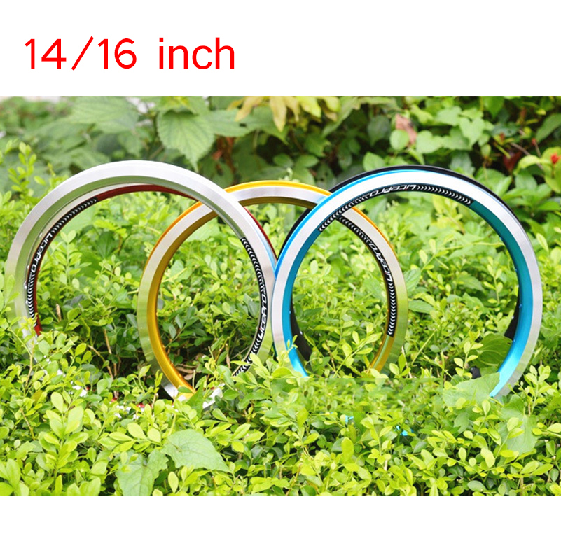 Bike Rim Folding Bicycle 412 Wheels Rim Al 20 Hole Clincher Wheel Ring 14/" 16/"