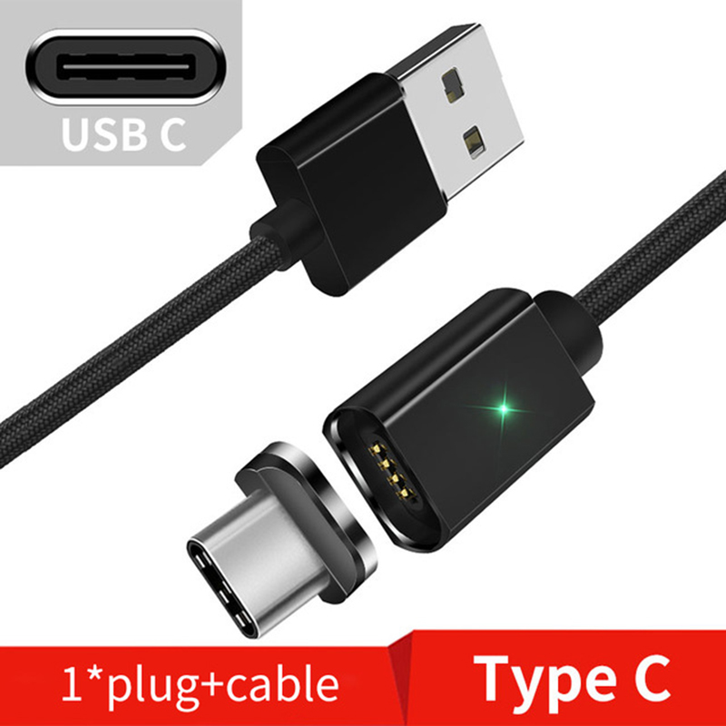 Magnetisches Typ C-Kabel Schnellladegerät Micro USB Ladedaten für Samsung Xiaomi_voghion.com