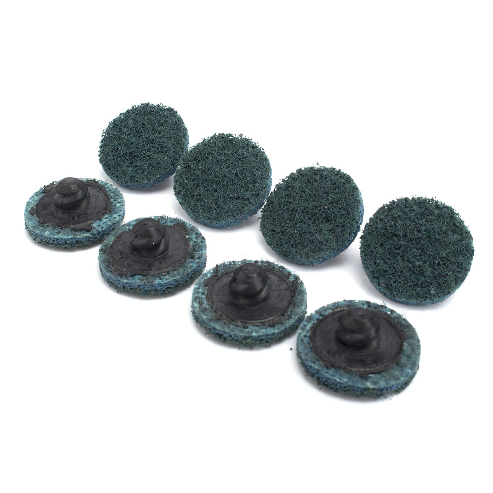 50Pcs 1/" Roloc R Type Surface Conditioning Polishing Discs Threaded Twist Lock