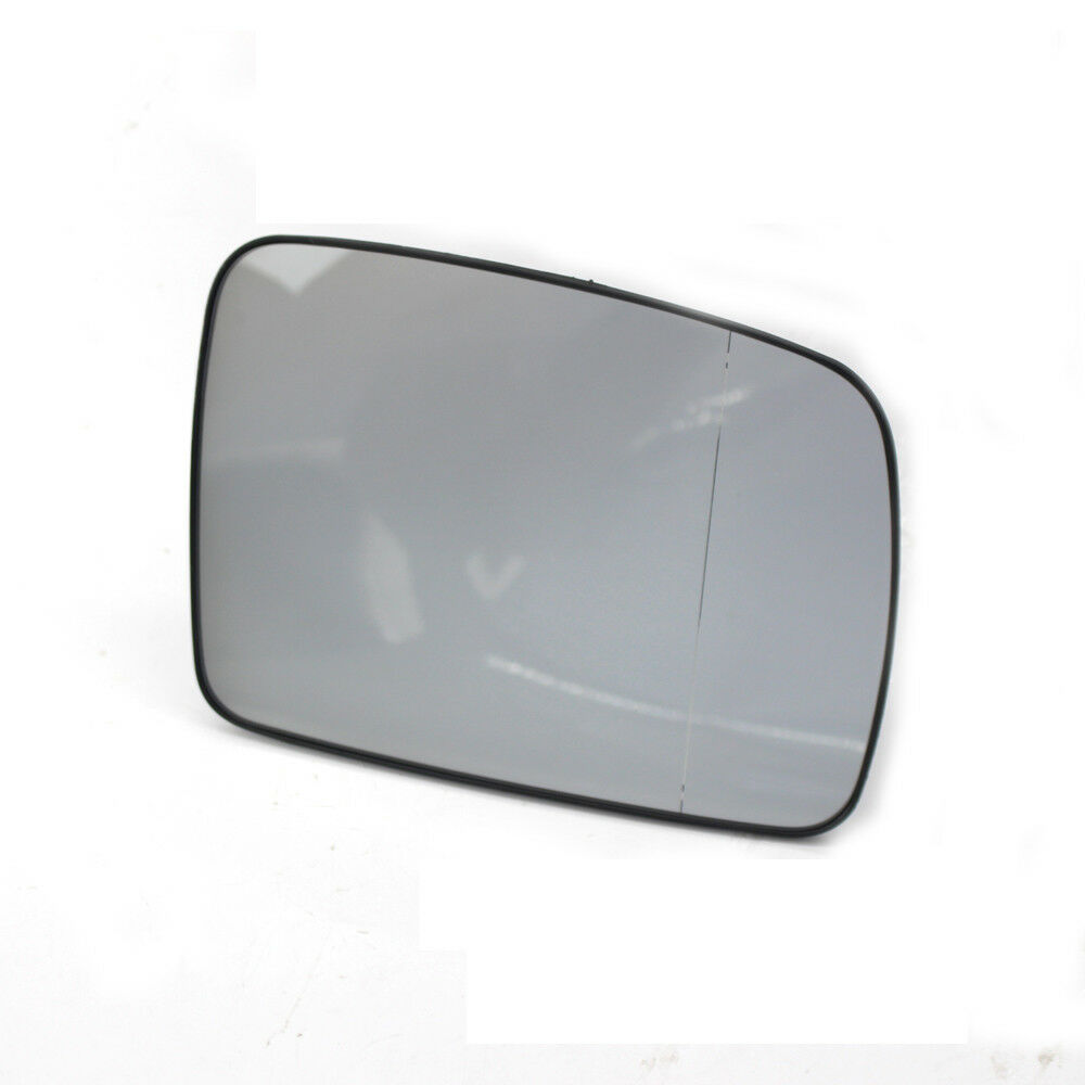 Replacement Right Side Heated Mirror Glass For Land Rover LR3 (2005-2009) - Blue, Aspherical, Power Adjust