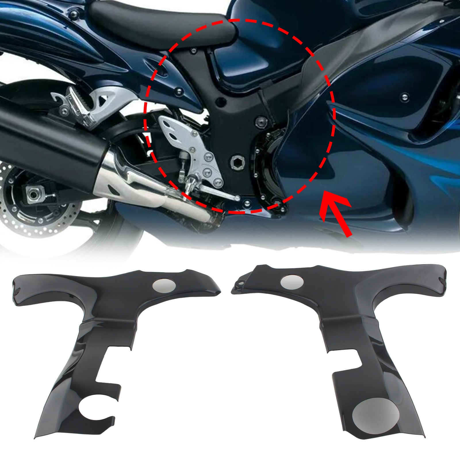 Motorcycle Frame Covers For Suzuki Hayabusa 97-17 GSXR1300R