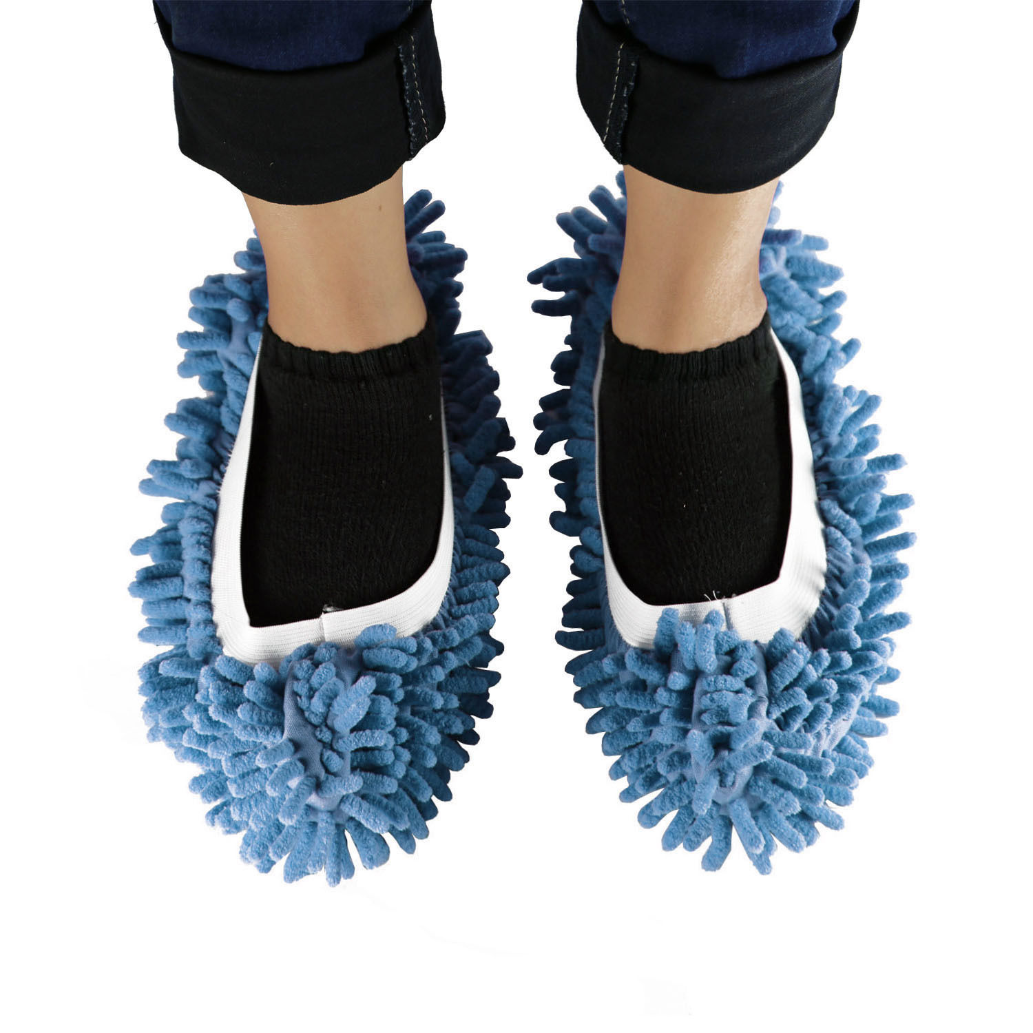 New Dusting Dust Mop Broom Cleaning Slippers Shoes Floor Cleaner