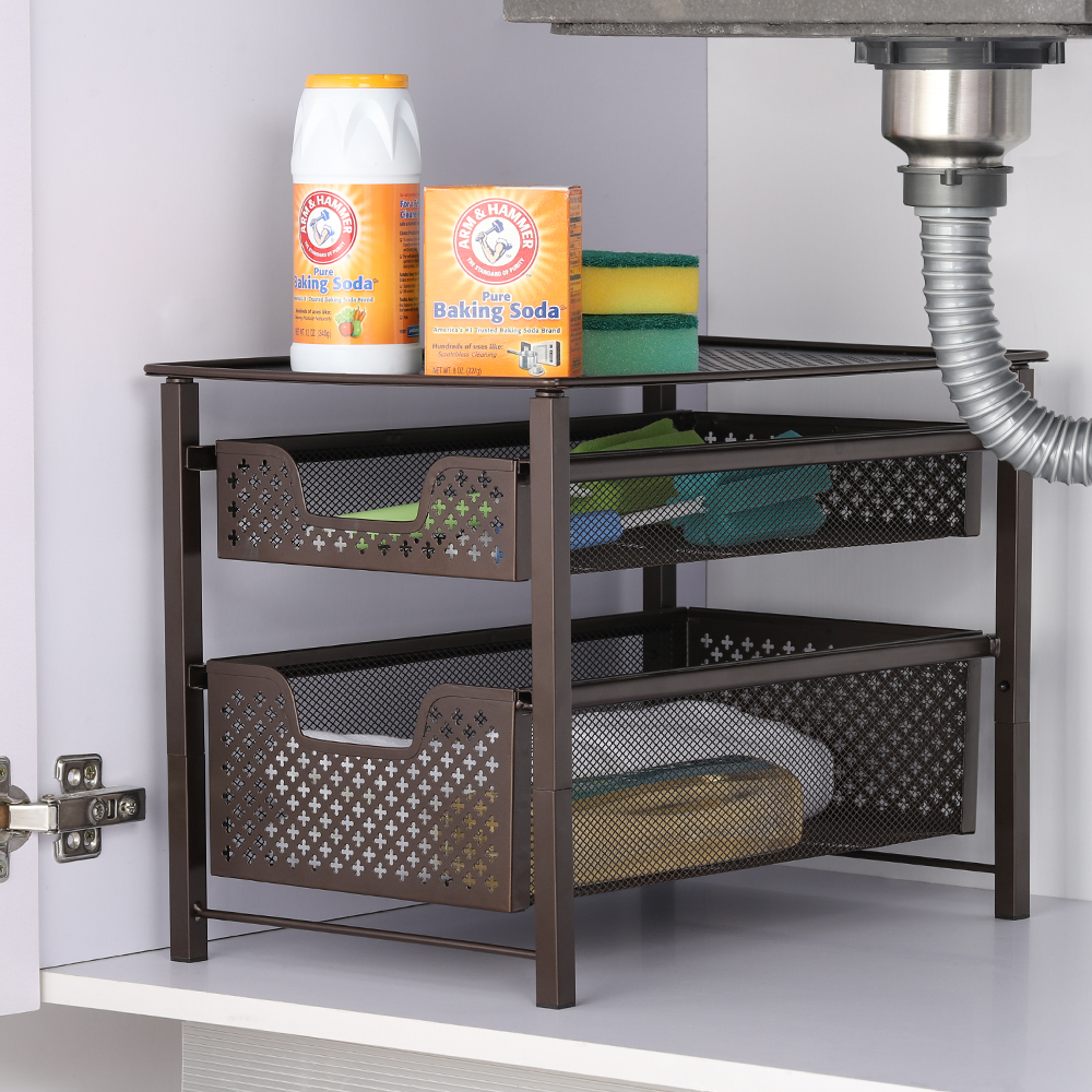 Kitchen Countertop Cabinet Houseware Storage Organizer Rack Slide Details About Kitchen Countertop Cabinet Houseware Storage Organizer Rack Slide Basket Drawer