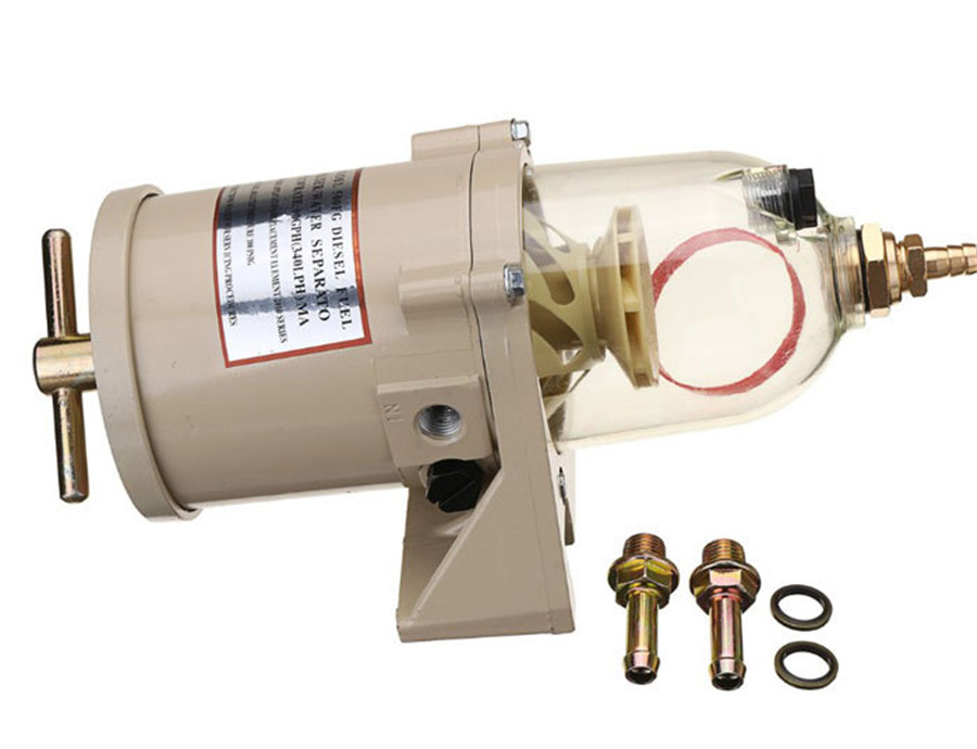 Universal Diesel Truck Boat Fuel Filter＋Water Separator ... semi truck fuel filter kits 