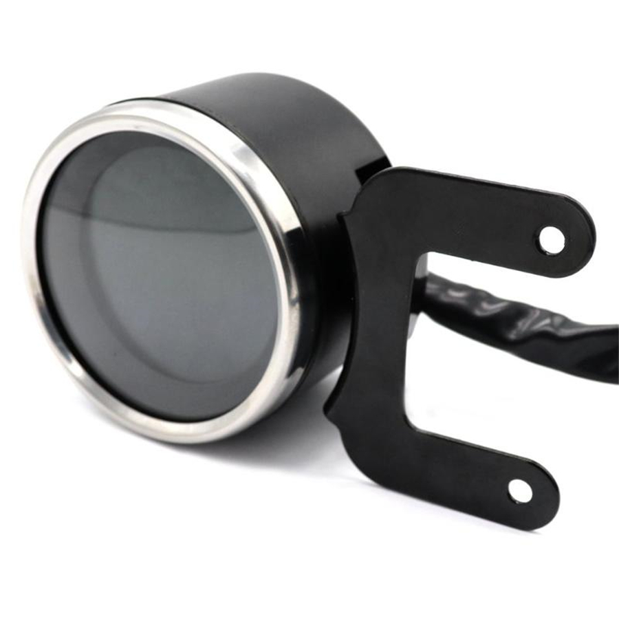 Universal Round Digital Motorcycle Speedometer Odo Tacho