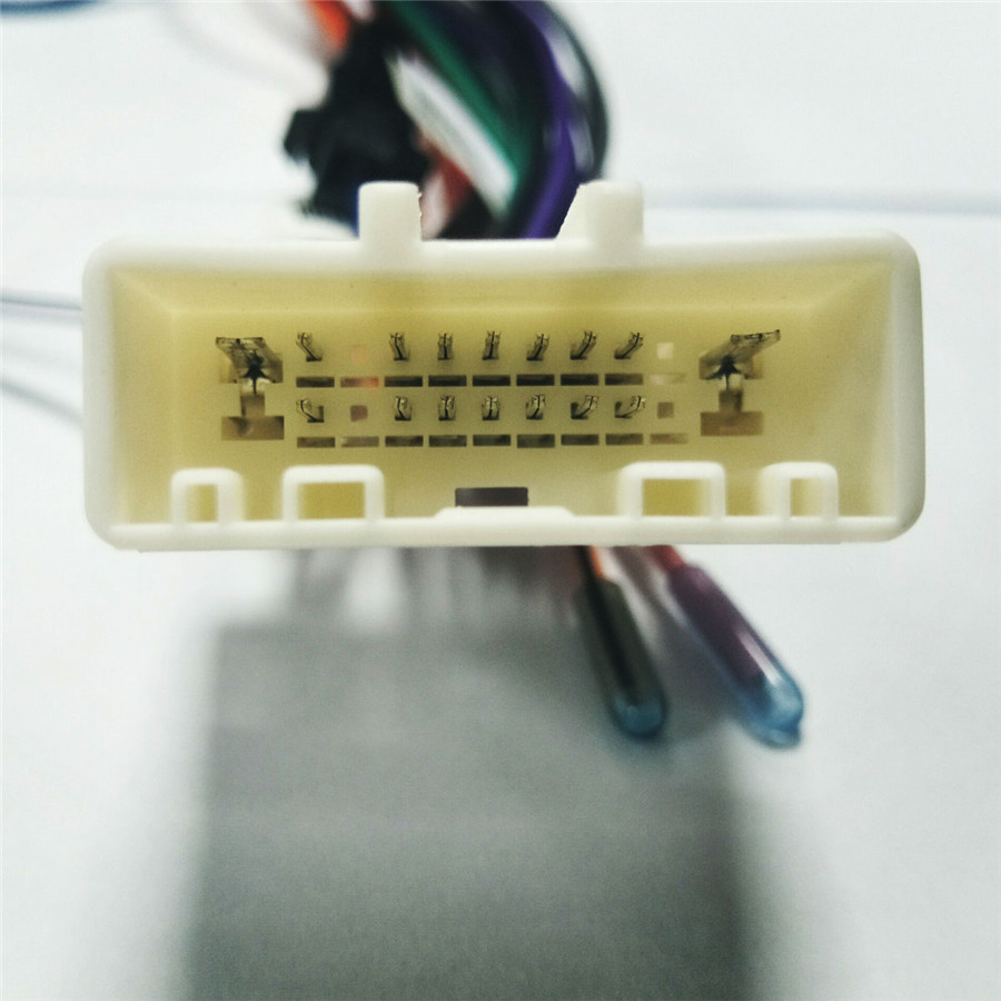 20 Pin Wiring Harness Adapter 1 or 2 DIN Android Stereo Power Cable For