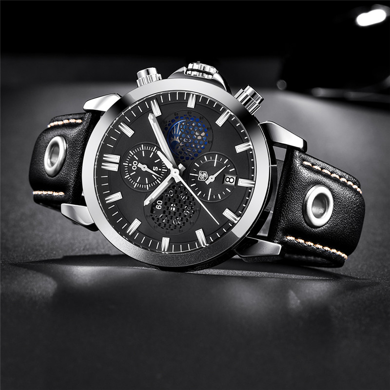 BENYAR Chronograph Sport Luxury Wrist Watch Quartz Mens Reloj Hombre ...