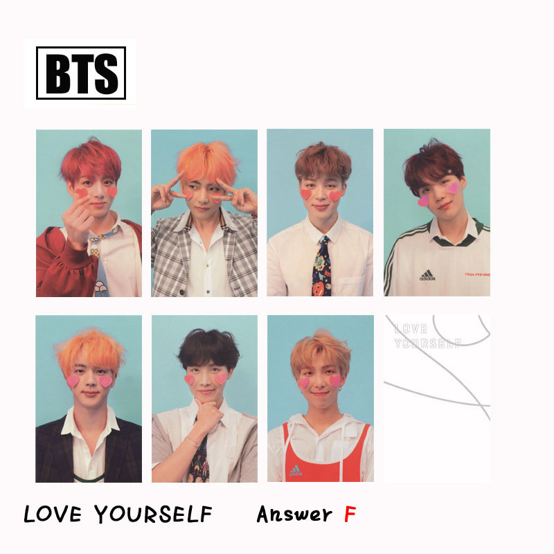 For KPOP BTS Bangtan Boys Album LOVE YOURSELF Answer Photo Lomo